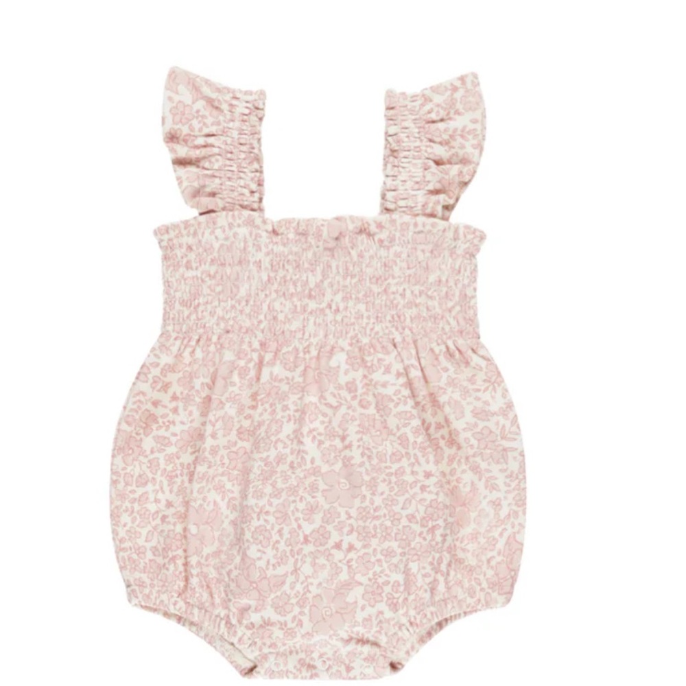 Quincy Mae Pink Floral One Piece